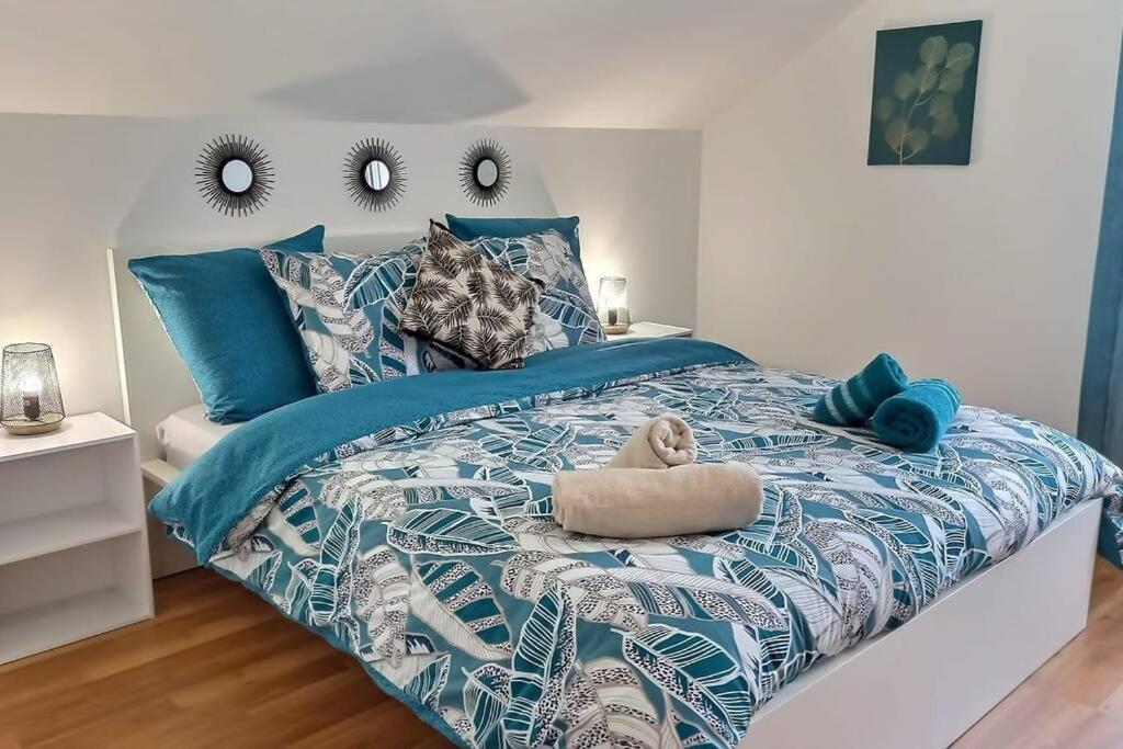 Blue Home-by So'SerenityHome-Climatisation-Parking privé Cluses Extérieur photo
